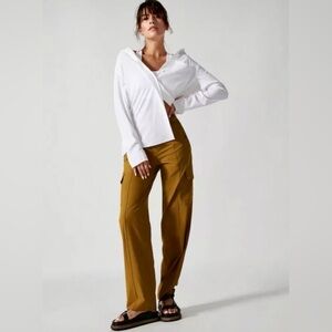 Athleta Vienna Wide Leg Cargo Pant